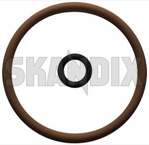Seal ring, Injector Kit 31272771 (1048153) - Volvo C30, C70 (2006-), S40, V50 (2004-), S60, V60, S60 CC, V60 CC (2011-2018), S80 (2007-), V40 (2013-), V40 CC, V70, XC70 (2008-), XC60 (-2017) - flame disk flame retardant disc gasket seal ring injector kit Genuine kit oring o ring