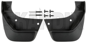 Mud flap front Kit for both sides 31330046 (1048181) - Volvo V40 Cross Country - mud flap front kit for both sides Genuine addon add on both charcoal drivers for front kit left material passengers right side sides solid with
