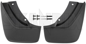 Mud flap rear Kit for both sides 31269670 (1048182) - Volvo V40 Cross Country - mud flap rear kit for both sides Genuine addon add on both charcoal drivers for kit left material passengers rear right side sides solid with