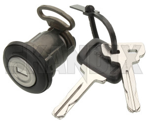 Lock cylinder front left 3536770 (1048359) - Volvo 700, 900 - lock cylinder front left locking cylinder Genuine 2 front keys left with