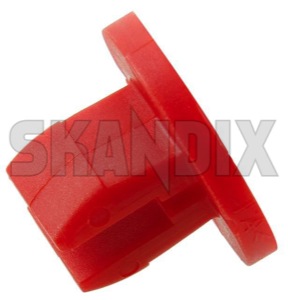 Clip, Engine protection plate red 30683256 (1048575) - Volvo universal ohne Classic - clip engine protection plate red Genuine nut plastic red