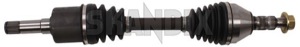 Drive shaft fits left and right 13174534 (1048732) - Saab 9-3 (2003-) - drive shaft fits left and right Own-label and awd axle fits for left new nut part right stub with without