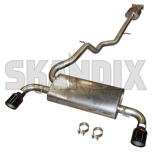 Sports silencer set Stainless steel from Catalytic converter Duplex (1 left/1 right)  (1048750) - Volvo S60 (2011-2018), V60 (2011-2018) - sports silencer set stainless steel from catalytic converter duplex 1 left 1 right  sports silencer set stainless steel from catalytic converter duplex 1 left1 right Own-label 1  1 allwheel all wheel awd catalytic certificate compulsory converter drive duplex exhaust for from left1 left 1 pipes registration right right  roadworthy stainless steel two vehicles with without xwd