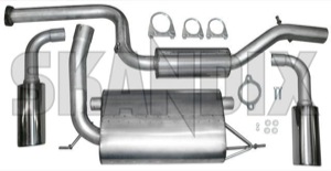 Sports silencer set Stainless steel from Catalytic converter Duplex (1 left/1 right)  (1048753) - Volvo C30 - sports silencer set stainless steel from catalytic converter duplex 1 left 1 right  sports silencer set stainless steel from catalytic converter duplex 1 left1 right ferrita Ferrita abe  abe  1  1 100 100mm 2,5 25 2 5 2,5 25inch 2 5inch 6 63,5 635 63 5 63,5 635mm 63 5mm catalytic certificate certification clamps compulsory converter duplex exhaust for from general guarantee inch left1 left 1 mm mounts mounts  pipes registration right right  roadworthy rubber screws seal silencer stainless steel two vehicles with without years