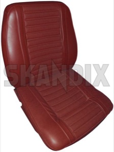 Upholstery Front seat Seat surface Back rest red Kit for one Seat  (1048759) - Volvo 120 130, 220 - upholstery front seat seat surface back rest red kit for one seat Own-label 167 502 167502 167 502 175 523 175523 175 523 416 514 416514 416 514 420 532 420532 420 532 510 518 510518 510 518 back backrest cushion for front kit lower one red rest seat seatback seats surface upper