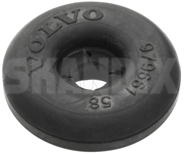 Plug round 979661 (1048775) - Volvo 850, C70 (-2005), S60 (-2009), S70, V70, V70XC (-2000), S80 (2007-), V70 P26, XC70 (2001-2007), V70, XC70 (2008-), XC90 (-2014) - Keywords: plug round Genuine 16 16mm apillar a pillar floor mm panel round rubber