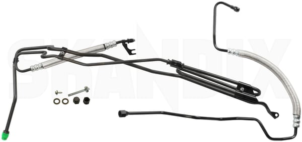Pressure hose, Steering system Kit 32015403 (1048838) - Saab 9-5 (-2010) - ОЕ-Numbers: 5531470 - Keywords: pressure hose steering system kit Own-label      drive for hand kit power pump rack rhd right righthand right hand righthanddrive steering vehicles
