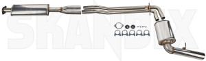 Sports silencer set Stainless steel from Catalytic converter  (1048850) - Volvo V70 P26 (2001-2007) - sports silencer set stainless steel from catalytic converter simons Simons abe  abe  100 100mm 2,5 25 2 5 2,5 25inch 2 5inch 63,5 635 63 5 63,5 635mm 63 5mm addon add on allwheel all wheel awd catalytic certificate certification compulsory converter drive exhaust for from general inch material mm one pipe registration roadworthy round single single  stainless steel vehicles with without xwd
