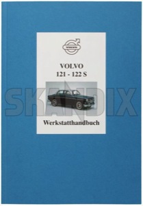 Repair shop manual 121 -122 S German  (1049024) - Volvo 120 130 - manual manuals repair book repair books repair shop manual 121 122 s german Own-label  122 122  122 121 german s