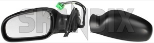 Outside mirror left 30634917 (1049365) - Volvo S60 (-2009), V70 P26 (2001-2007) - outside mirror left Own-label actuator adjustment be cap cover covering electric electronically foldable for glass heatable left light memory mirror not painted to with without