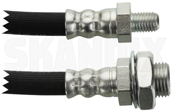 Brake hose Front axle fits left and right 703142 (1049418) - Saab 92 - Keywords: brake hose front axle fits left and right Own-label and axle fits front left right