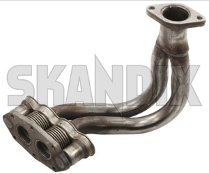 Downpipe double tube 3433719 (1050005) - Volvo 400 - downpipe double tube exhaust pipe header pipe Genuine double tube