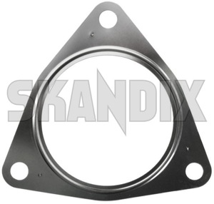 Gasket, Exhaust pipe 30713206 (1050256) - Volvo C30, C70 (2006-), S40, V50 (2004-), S60 (2011-2018), S60 (-2009), S80 (2007-), V60 (2011-2018), V70 P26, XC70 (2001-2007), V70, XC70 (2008-), XC60 (-2017), XC90 (-2014) - gasket exhaust pipe packning seal Own-label      catalytic converter equipped filter for particle standard vehicles with