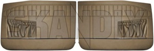 Interior door panel front brown Kit for both sides  (1050289) - Volvo 120, 130, 220 - covering covers door cards interior door panel front brown kit for both sides upholstery Own-label 138 203 138203 138 203 501 230 501230 501 230 both brown drivers for front kit left passengers right side sides