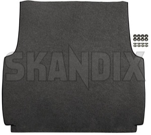 Trunk mat grey Textile 691609 (1050301) - Volvo 220 - trunk mat grey textile Own-label cloth fabric fleece grey textile woven