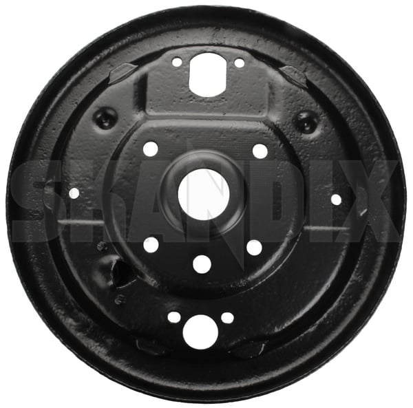 Bremsankerplatte Hinterachse links 673724 (1050469) - Volvo 120, 130, 220, P1800 - Keywords: 121 122 122s 130 131 1800 1800s 220 amazon amazone ankerbleche ankerplatten bremsankerplatte hinterachse links bremsankerplatten bremsplatten bremstraegerplatten jensen p120 p121 p122 p122s p130 p131 p1800s p220 Hausmarke at aufgearbeitet austauschteil brueniert bruenierter gebrauchtteil gebrauchtteil hinten hinterachse hinterer im linke linker links linksseitig seite tausch tauschteil