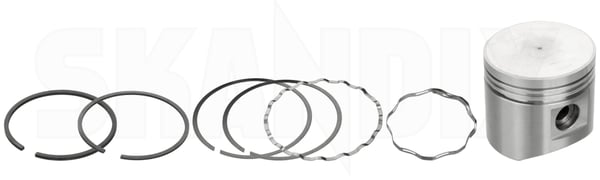 Piston 1st Oversize (1050630) - Saab 95, 96, Sonett III, Sonett V4 - Keywords: piston 1st oversize Own-label 0,50 050mm 0 50mm 0,50 050 0 50 1st instructions instructions mm note oversize piston please rings service the with
