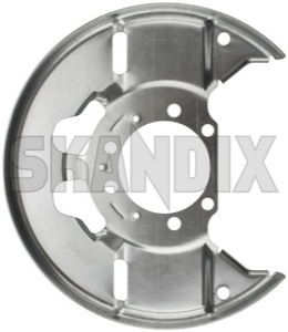 SKANDIX Shop Saab Ersatzteile: Spritzblech, Bremsscheibe für links und  rechts passend Vorderachse 12847526 (1050708)
