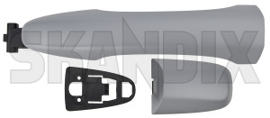 Door handle front right rear right primed 39832339 (1050811) - Volvo S60, V60, S60 CC, V60 CC (2011-2018), V40 (2013-), V40 CC, XC60 (-2017) - closing handles door handle front right rear right primed doorhandles handles opening handles Genuine cylinder front keyless lock locking primed rear right system without