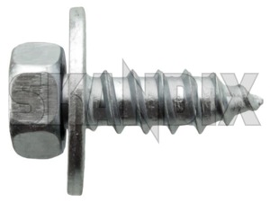 Fender screw 6,3 mm  (1050826) - universal  - body screws fender screw 6 3 mm fender screw 63 mm tapping screws wing bolts Own-label 19 19mm 6,3 63 6 3 mm zinccoated zinc coated