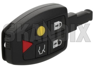Remote control, Locking system 30772200 (1050857) - Volvo C30, C70 (2006-), S40, V50 (2004-) - electronic lock key keyless entry system lock remote central locking remote control locking system rke rks Genuine activated battery be by electronics for handheld hand held keyless locking must only software system transmitter vehicles with without