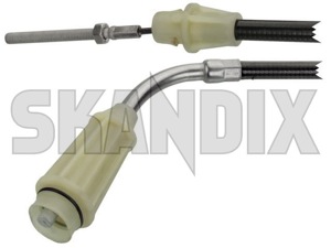 Cable, Park brake left rear Section 31265831 (1050897) - Volvo S80 (2007-) - brake cables cable park brake left rear section handbrake cable parking brake Own-label electrical for handbrake left rear section vehicles without