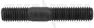 Stud, Exhaust manifold 8802068 (1051423) - Saab 95, 96, Sonett III, Sonett V4 - grub screws headless screws setscrews stud exhaust manifold threaded bolts threaded pins Own-label cylinder head