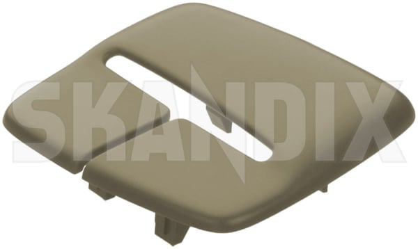 Cover, Safety belt rear left beige 5016456 (1051528) - Saab 9-5 (-2010) - Keywords: cover safety belt rear left beige Genuine Hedin Saab Parts beige left rear