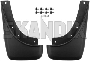 Mud flap rear Kit for both sides 8698146 (1051548) - Volvo S40 (2004-), V50 - mud flap rear kit for both sides Own-label both drivers for kit left passengers rdesign r design rear right side sides vehicles without