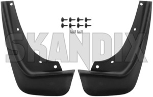 Mud flap rear Kit for both sides 31414965 (1051554) - Volvo C30 - mud flap rear kit for both sides Own-label addon add on both drive drivers except for kit left material model passengers rdesign r design rear right side sides with