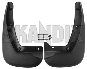 Mud flap rear Kit for both sides 32026333 (1051877) - Saab 9-5 (2010-) - mud flap rear kit for both sides Genuine both drivers for kit left passengers rear right side sides