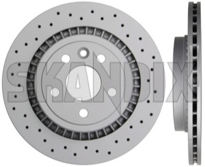 Brake disc Rear axle perforated internally vented Sport Brake disc 31471033 (1052094) - Volvo XC60 (-2017) - brake disc rear axle perforated internally vented sport brake disc brake rotor brakerotors rotors zimmermann Zimmermann abe  abe  2 300 300mm additional axle brake certification disc general info info  internally mm note perforated pieces please rear sport vented with