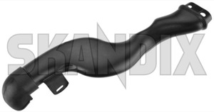 Hose, Water overflow Air intake right 9484651 (1052394) - Volvo S60 (-2009), S80 (-2006), V70 P26, XC70 (2001-2007) - dehydration dewatering drainage hose water overflow air intake right water runoff water run off waterdrain Genuine right