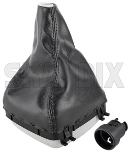 Gear lever gaiter charcoal 30622204 (1052744) - Volvo XC90 (-2014) - gear lever gaiter charcoal selector gaiter shift stick collar shifter boot Genuine charcoal