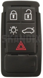 Knob Remote control Push button 30659339 (1052868) - Volvo S60 (2011-2018), S80 (2007-), V60 (2011-2018), V70, XC70 (2008-), XC60 (-2017) - knob remote control push button switch Genuine button central control locking push remote
