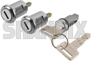 Lock set, Locking system 273722 (1052881) - Volvo 140, 164, 200 - lock set locking system Own-label driver for lid passengers side trunk
