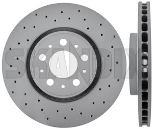 Brake disc Front axle perforated internally vented Sport Brake disc 9475266 (1052977) - Volvo S60 (-2009), S80 (-2006), V70 P26, XC70 (2001-2007) - brake disc front axle perforated internally vented sport brake disc brake rotor brakerotors rotors zimmermann Zimmermann abe  abe  17 17inch 2 320 320mm additional and axle brake certification disc fits front general inch info info  internally left mm note perforated pieces please right sport vented with