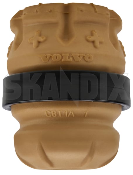 Bump stop, Suspension 31387374 (1053131) - Volvo S60, V60 (2011-2018), V70 (2008-), XC70 (2008-) - Keywords: blocks bump stop suspension helper springs rubber buffers strut bump stop supporting spring Genuine axle ra02 ra0a rear
