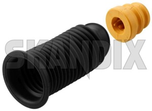 Dust cover, Shock absorber Kit for one side  (1053170) - Saab 9-3 (2003-) - dust cover shock absorber kit for one side Own-label axle blocks buffers bump for front helper kit one rubber side springs stop stops strut suspension with