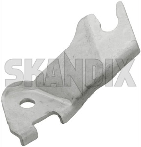 Retainer, Hand brake cable rear right 4467403 (1053236) - Saab 9-3 (-2003), 900 (1994-) - brackets clamps holders retainer hand brake cable rear right retainers Genuine rear right