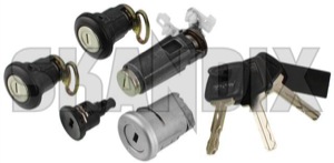 Lock set, Locking system 6846129 (1053361) - Volvo 700, 900 - lock set locking system Genuine 
