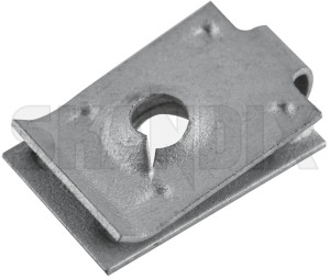 Sheet nut Fender front 11094002 (1053404) - Saab 9-3 (2003-), 9-5 (-2010) - nuts plate nuts sheet nut fender front sheetmetal nuts sheet metal nuts Genuine fender front wing