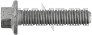 Bolt, Mount Shock absorber upper Rear axle 30624207 (1053650) - Volvo S80 (2007-), V60 (2011-2018), V70, XC70 (2008-), XC60 (-2017) - bolt mount shock absorber upper rear axle screws shocks Genuine axle locking needed rear screw upper