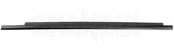 Trim moulding, Glas Door window Side window, door front left black 1392019 (1053705) - Volvo 700 - ОЕ-Numbers: 1325184 - Keywords: trim moulding glas door window side window door front left black window scraper Genuine black defects door front left limited new nos nos old scraper side small stock stock stock strip window window window wiping with