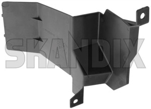 Air guide Nosepanel left 1358536 (1053726) - Volvo 700, 900 - aerofoils air baffle plates air guide nosepanel left airfoils deflectors vanes ventilation plates wind deflector Genuine air conditioner for left nosepanel vehicles without