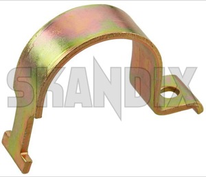 Bracket, Exhaust Down pipe 1219570 (1053771) - Volvo 140, 200 - bracket exhaust down pipe hangers holders holding brackets mountings mounts silencermounts Genuine down lower pipe section