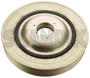 Belt pulley, Crankshaft 30725882 (1053789) - Volvo C30, S40 (2004-), S80 (2007-), V50, V70 (2008-) - belt pulley crankshaft Own-label dampener vibration with