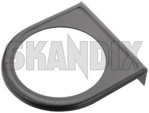Bracket, Auxiliary instrument Subframe for Circular instrument 52 mm  (1054277) - universal Classic - additional instrument bracket auxiliary instrument subframe for circular instrument 52 mm console holder holding frame mounting frame panel supplementary instrument Own-label 1 52 52mm black circular dashboard for instrument mm sheet steel subframe