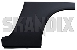 Repair panel, Sidewall Edge Sill / Wheel arch rear left tall  (1054325) - Volvo P1800, P1800ES - 1800e body parts body repair p1800e rear fender rear wings repair panel sidewall edge sill  wheel arch rear left tall repair panel sidewall edge sill wheel arch rear left tall repairpanel rust parts sheet metals table sheets Own-label /    arch edge high left rear sill tall wheel