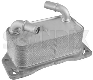 Oil cooler, Engine oil 31368636 (1054368) - Volvo S60 (2019-), S60, V60 (2011-2018), S60, V60, S60 CC, V60 CC (2011-2018), S80 (2007-), S90, V90 (2017-), V40 (2013-), V40 CC, V60 (2011-2018), V60 (2019-), V60 CC (2019-), V70 (2008-), V70, XC70 (2008-), V90 CC, XC40/EX40, XC60 (2018-), XC60 (-2017), XC90 (2016-) - oil cooler engine oil Own-label cooler cooling for oil wateroil water oil with